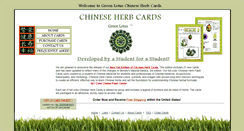 Desktop Screenshot of chineseherbcards.com